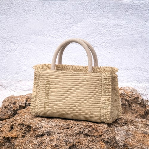 Τσάντα θαλάσσης Mini Feel and Touch Tropical Natural
