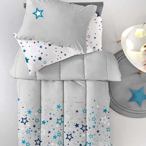 Παιδικό Κουβερλί Guy Laroche Starland Silver 160Χ230 Suede