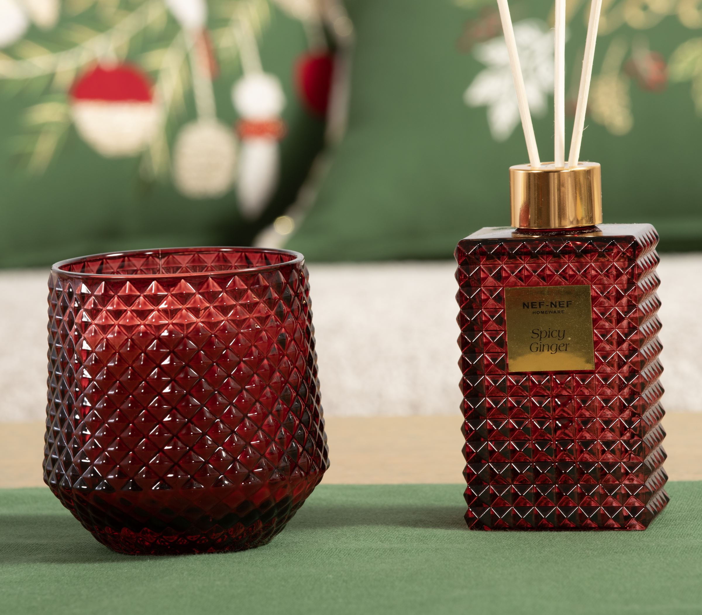 ΑΡΩΜΑΤΙΚΟ ΧΩΡΟΥ ME ΣΤΙΚΣ SPICY GINGER 150ML NEF-NEF HOMEWARE