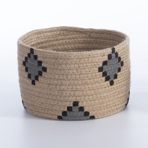 Καλάθι Nef-Nef Homeware Alemao D22x14 Natural /Grey