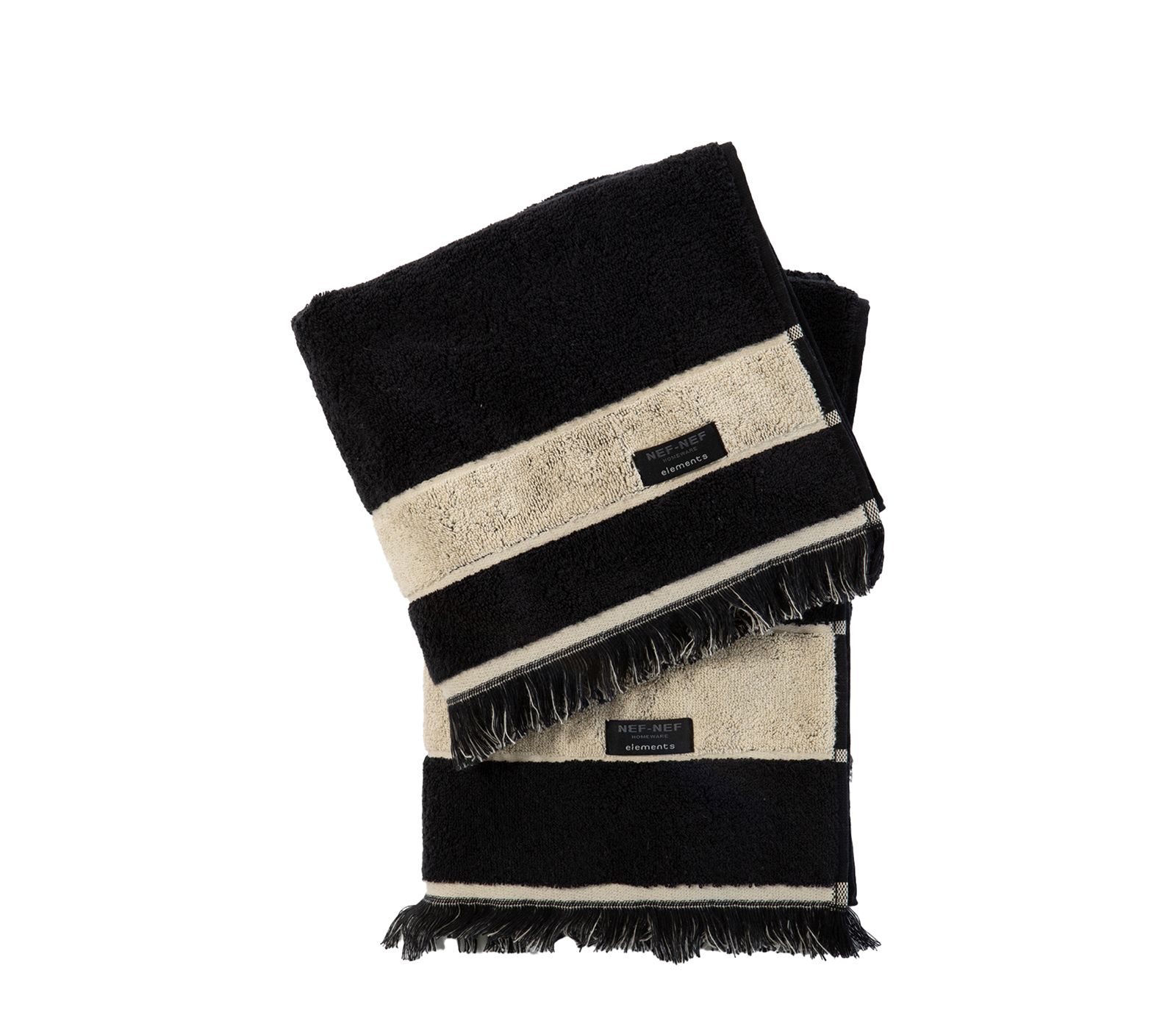 Πετσέτα Σώματος Nef-Nef Homeware Sentimen 70x140 Black