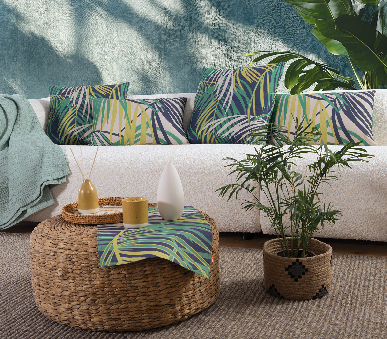 Διακοσμητικό Μαξιλάρι Nef-Nef Homeware Amazon 35x55 Green 