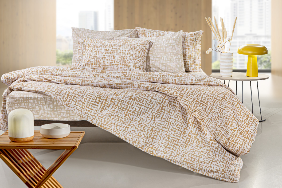 Σεντόνια Ημίδιπλα Guy Laroche (Σετ) Code Caramel 180X265 